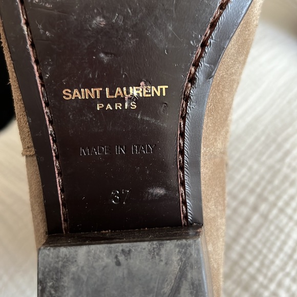 Saint laurent EUC 37 boots suede - Picture 5 of 5